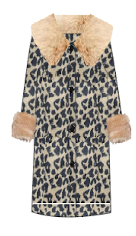 Arctic Leopard Coat
