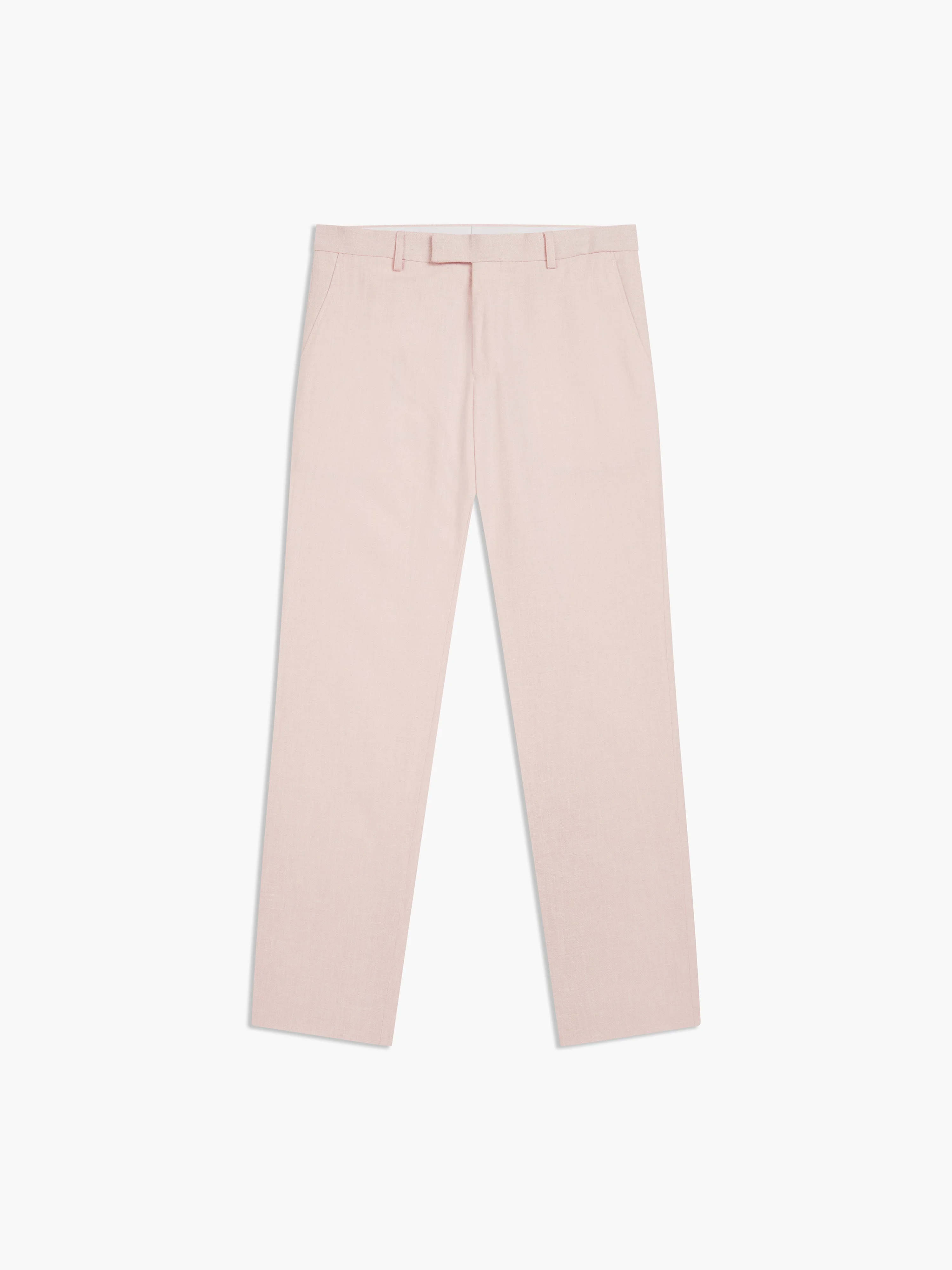 Archer Linen-Blend Slim Pink Suit Trouser