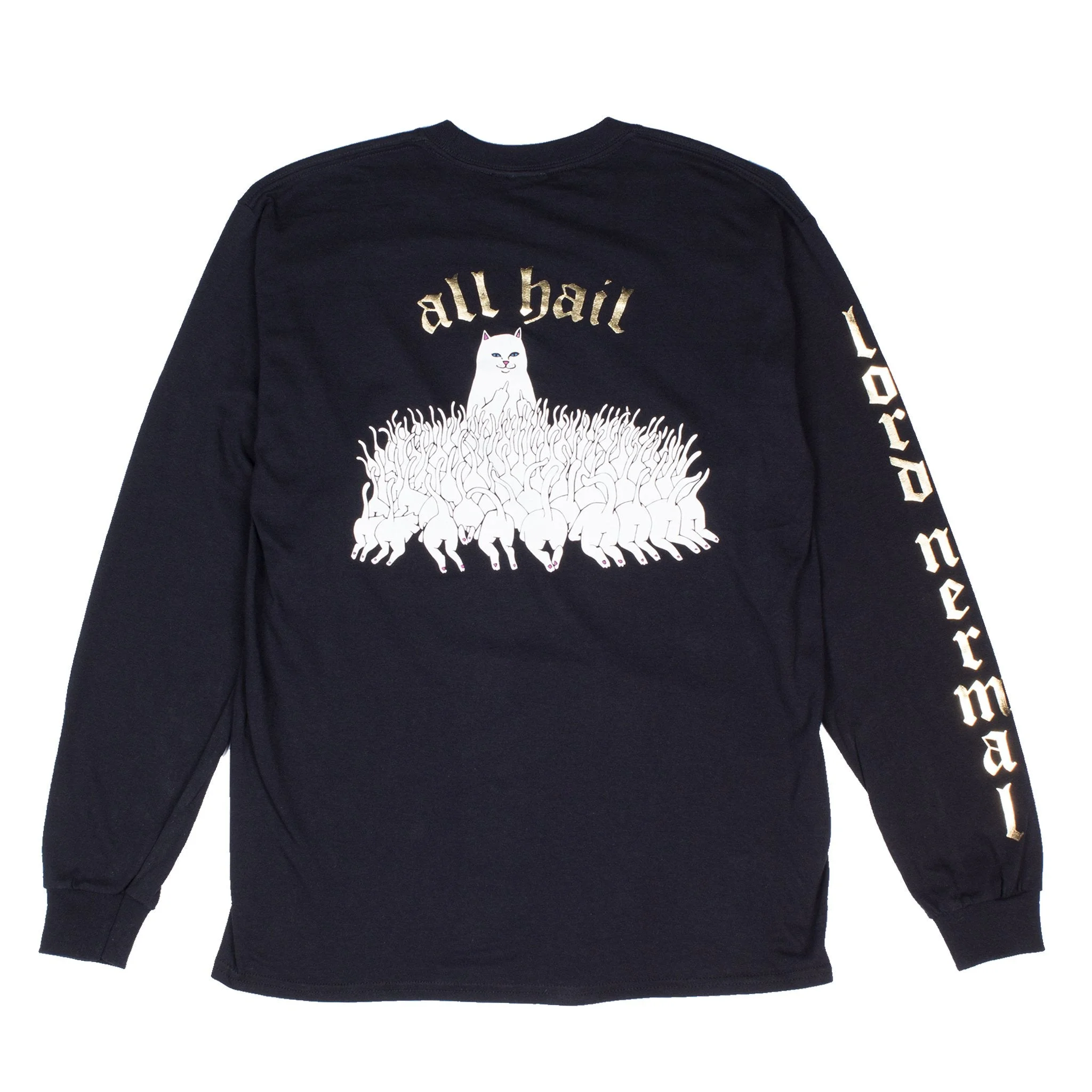 All Hail L/S (Black / Gold)