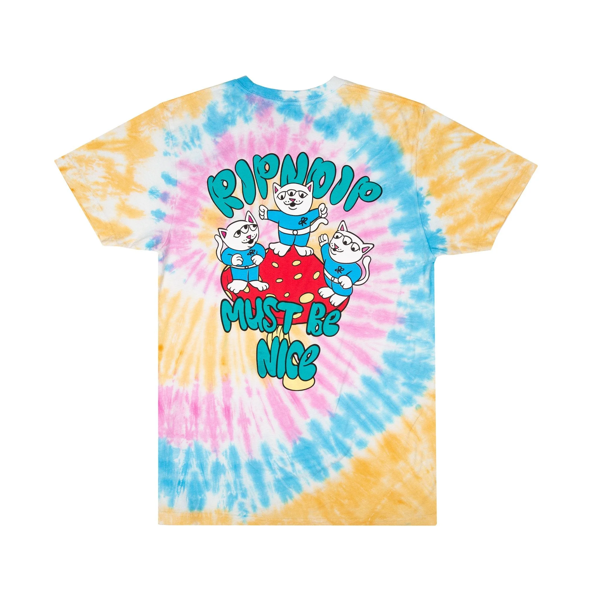 Alien Nerm Tee (Gold Rainbow Wash)