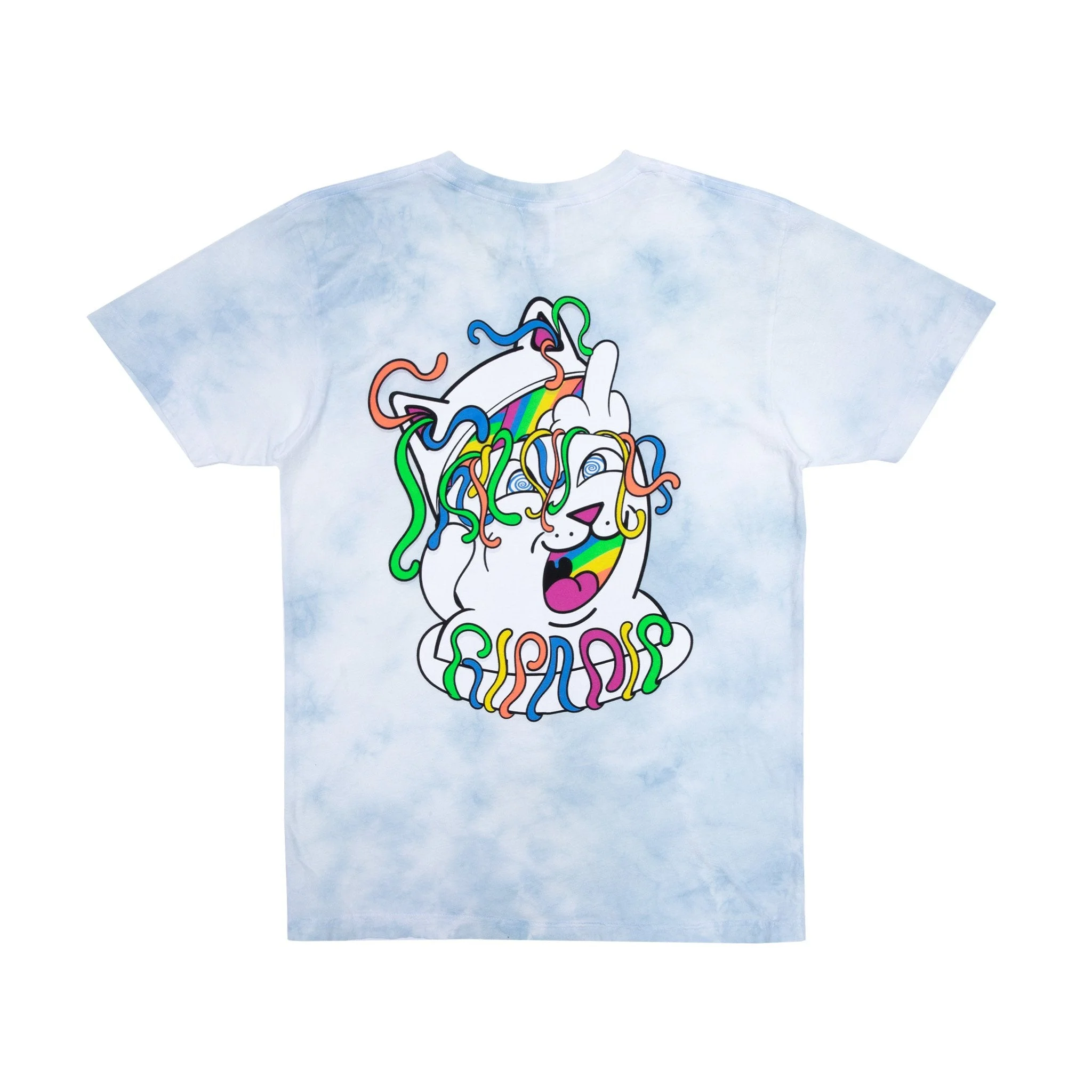Acid Playdo Tee (Light Blue Cloud Wash)