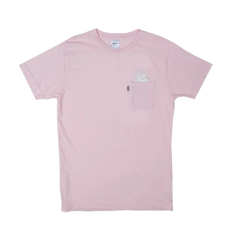 A Nermal Splash Pocket Tee (Light Pink)