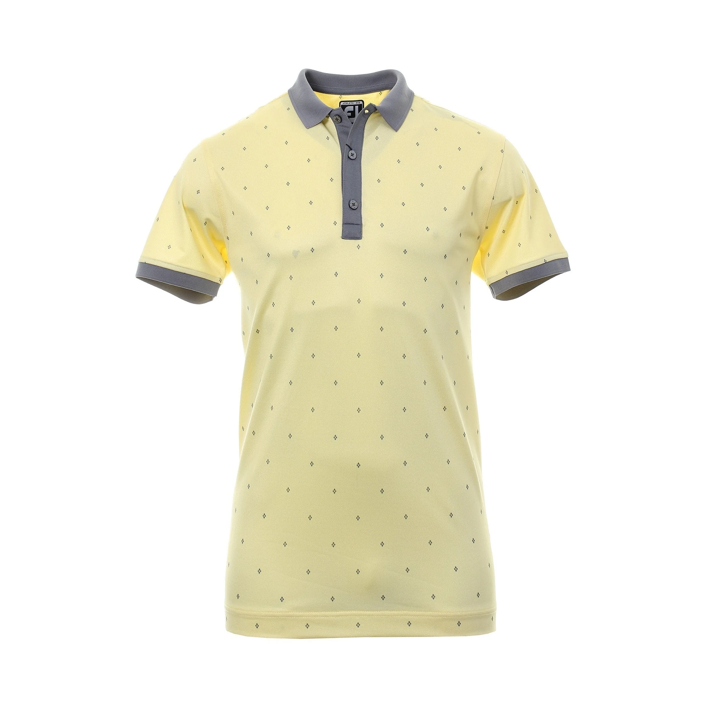 FootJoy Birdseye Argyle Print Golf Shirt 90251
