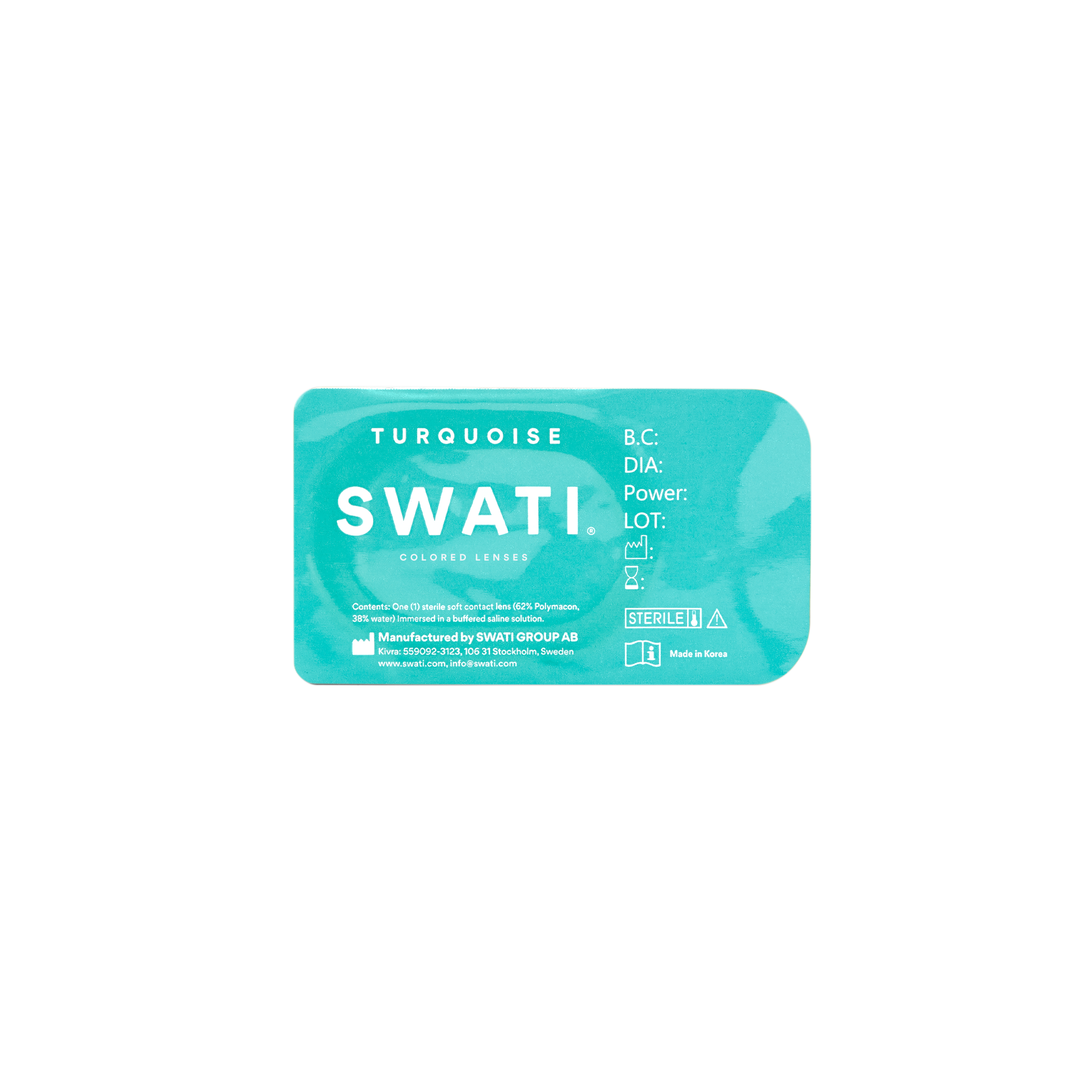 Turquoise - 1 month - Sample