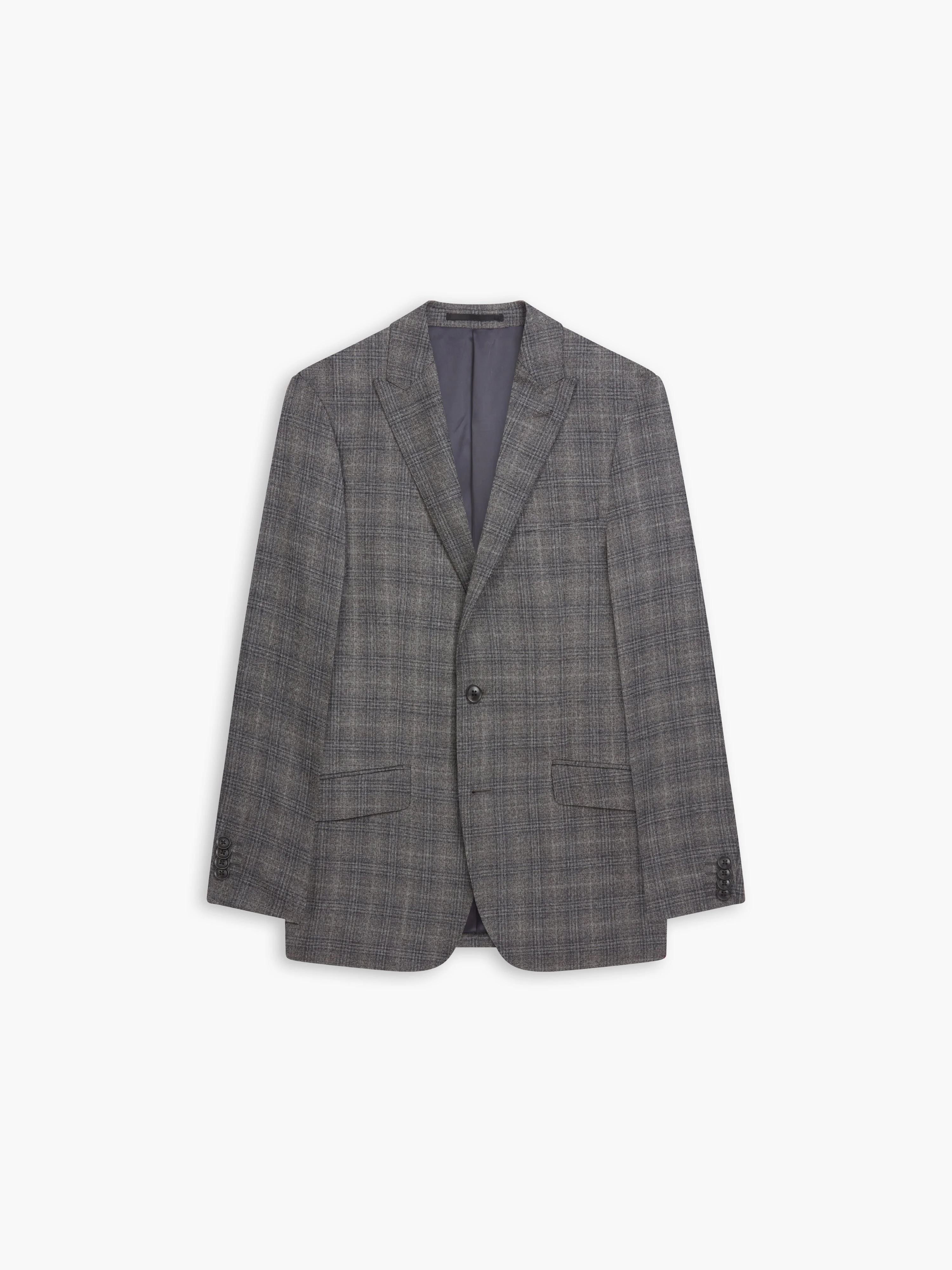 Crossley Infinity Slim Fit Grey Check Jacket